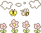 蜂と花①.gif