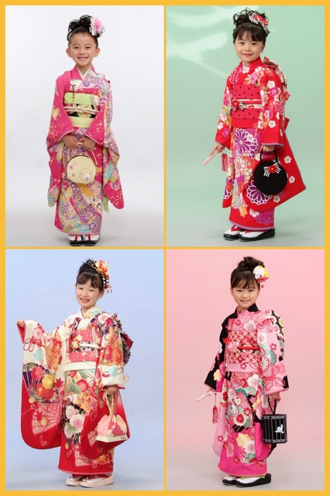☆美品☆七五三 着物 7歳 女の子 あしだまな×JAPAN STYLE