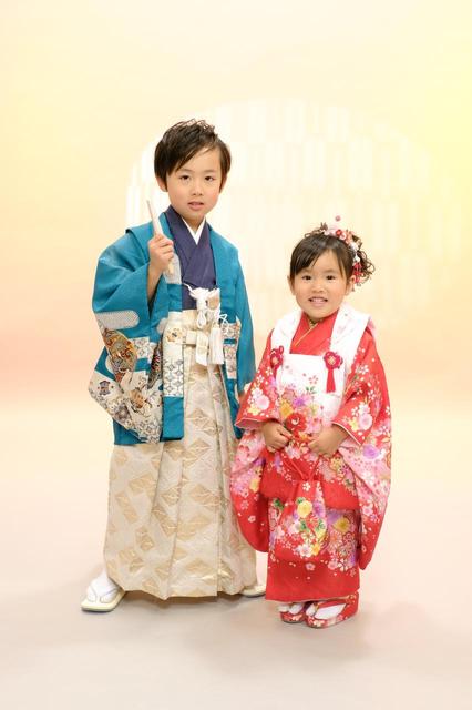 スタジオマリオ幸手東店 七五三 かなでちゃん ひなたくん 幸手 東店 埼玉県 七五三 お宮参りの記念写真ならスタジオマリオ