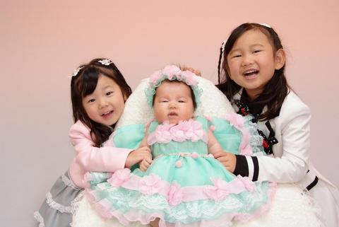 11月22日撮影 らいむちゃん しいむちゃん りずむちゃん 鴻巣店 埼玉県 七五三 お宮参りの記念写真ならスタジオマリオ