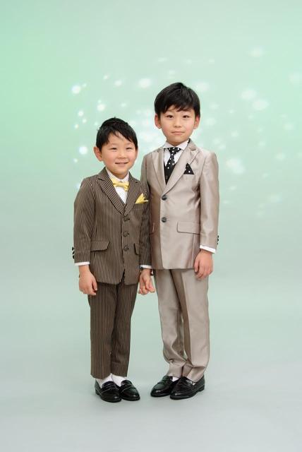 ゆあんくん ましゅうくん スタジオマリオ長岡希望が丘店 長岡 希望が丘店 新潟県 七五三 お宮参りの記念写真ならスタジオマリオ