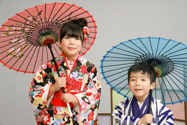 スタジオマリオ萩店 ゆうきくん あいちゃん 七五三撮影 萩店 山口県 七五三 お宮参りの記念写真ならスタジオマリオ