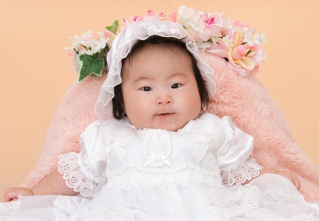 3 28 お宮参り 百日祝い みおりちゃん マリオ八幡下上津役店 八幡 下上津役店 福岡県 七五三 お宮参りの記念写真ならスタジオマリオ