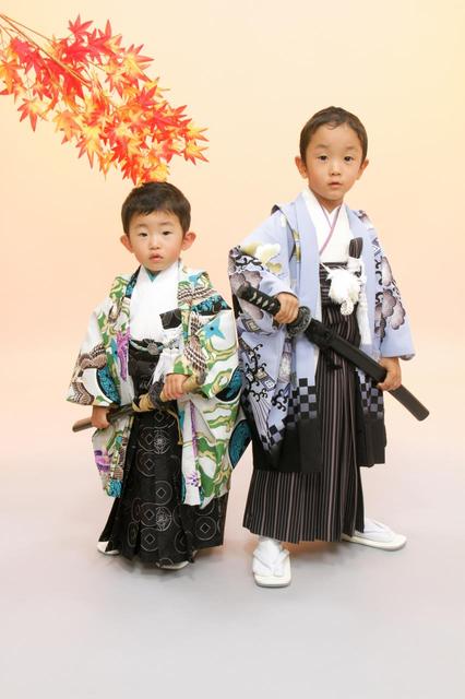 １１月３日七五三撮影 はるくんしゅうくんゆうくん 大村店 長崎県 七五三 お宮参りの記念写真ならスタジオマリオ