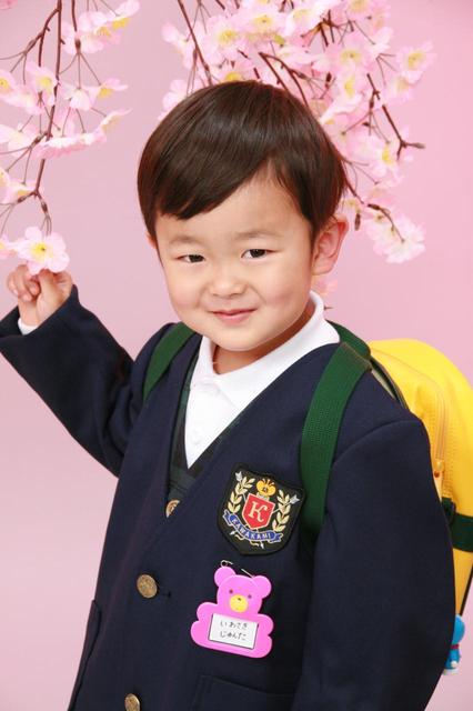 スタジオマリオ中山バイパス84 じゅんたくん入園撮影4 10 鹿児島 中山バイパス店 鹿児島県 七五三 お宮参りの記念写真ならスタジオマリオ