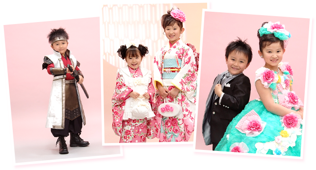 17新作ブランド衣装追加 記念日の写真撮影は スタジオマリオ こどもの七五三や赤ちゃんのお宮参りの撮影