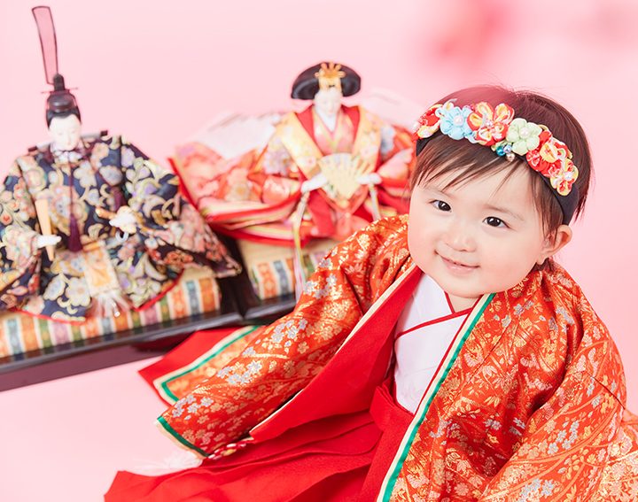 桃の節句ひな祭り撮影