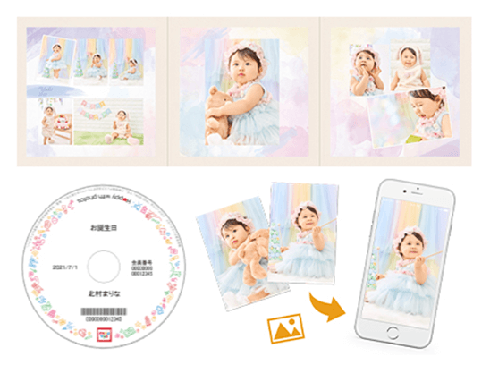 お誕生日撮影ライトプラン