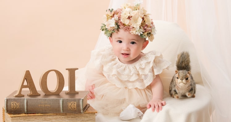 撮影衣装は和装や洋装、着ぐるみなどかわいい衣装がいっぱい!!