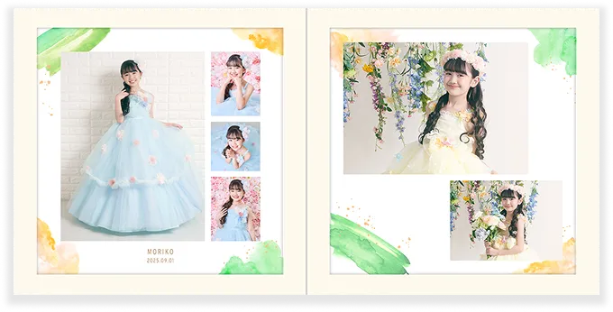 デザイン台紙2面