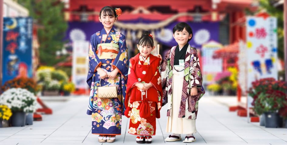 前撮り＋後日お参り用着物レンタル