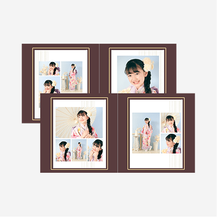 ふやせるアルバム用デザイン写真5面