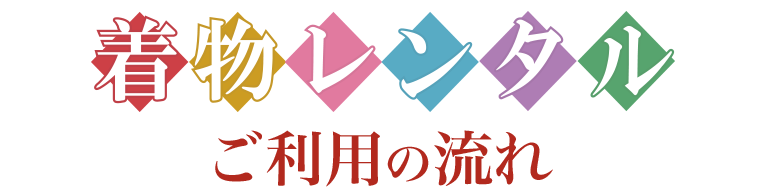 着物レンタルご利用の流れ