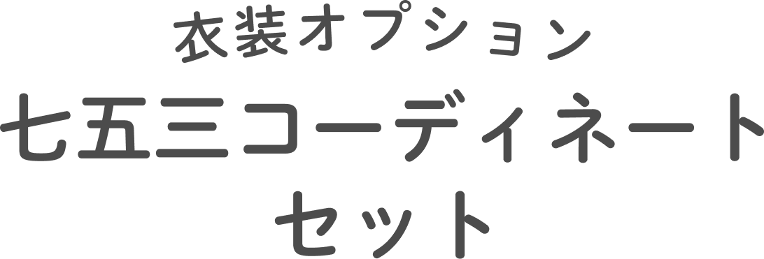 七五三コーディネートセットタイトル