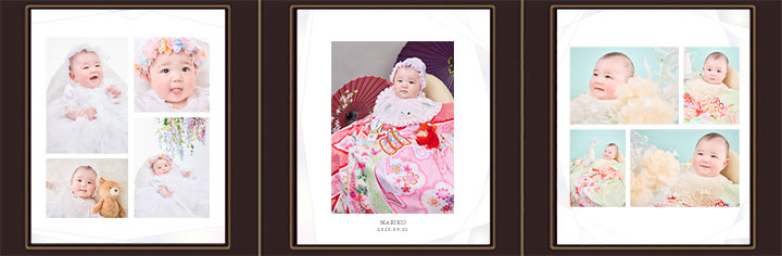 ふやせるアルバム用デザイン写真(3面)ルミナス