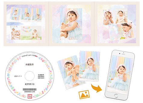 お誕生日撮影ライトプラン